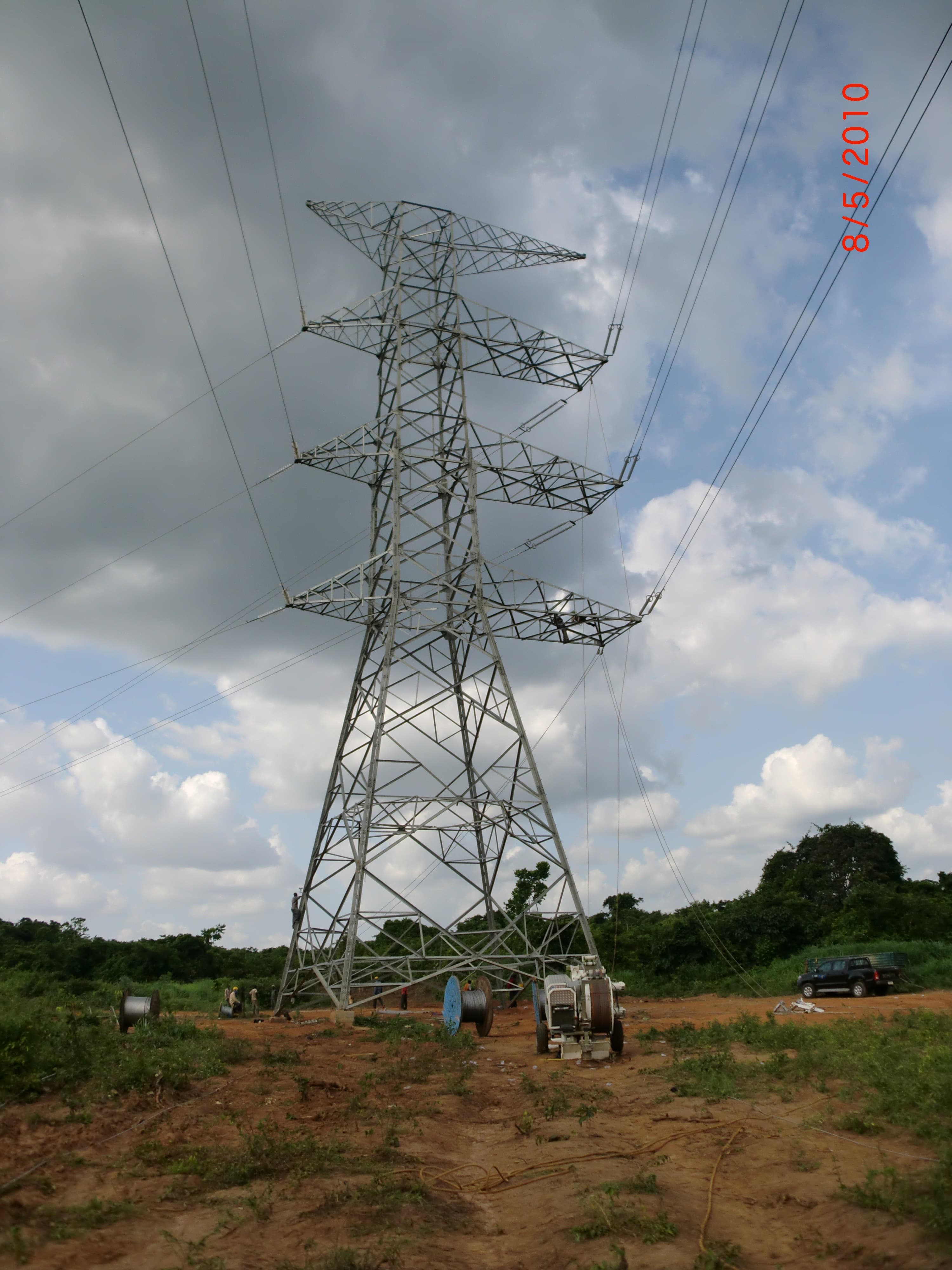 Construction of  Single Circuit Akure-Ado Ekiti 132kV (47km) and 5km Double Circuit Transmission Lines